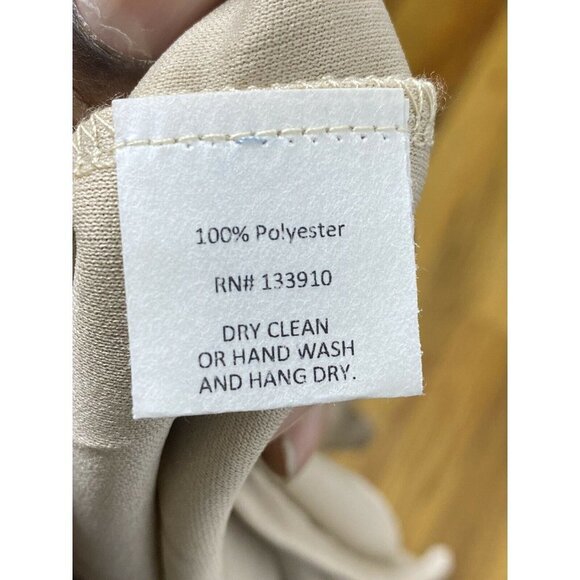 Show Me Your MuMu Woman's Heather Halter Maxi Dress Dune SZ XL - Picture 7 of 11